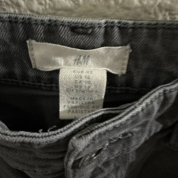 H&M Black denim jeans women size 10 - Picture 3 of 3